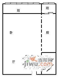 美力.com1室1厅1卫255㎡户型图