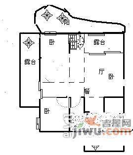 云满庭B区5室2厅2卫户型图