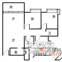 光宇阳光地中海3室2厅2卫114㎡户型图