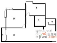 升伟新意境2室1厅1卫78㎡户型图
