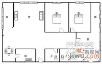 珠江花园5室2厅2卫173㎡户型图