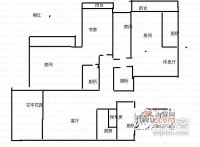 珠江花园5室2厅3卫240㎡户型图