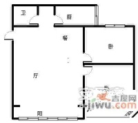 联芳花园2室2厅1卫99㎡户型图