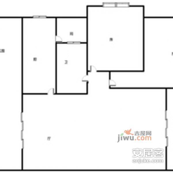 东原檀香山2室2厅2卫93㎡户型图