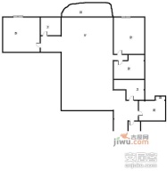 协信阿卡迪亚2室2厅2卫100㎡户型图