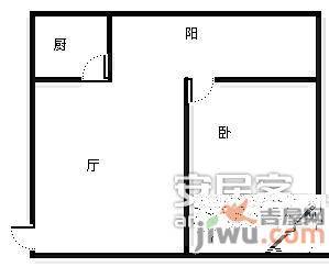 和旭QQ时代1室1厅1卫户型图