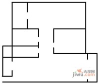 阳光华庭2室2厅2卫93㎡户型图