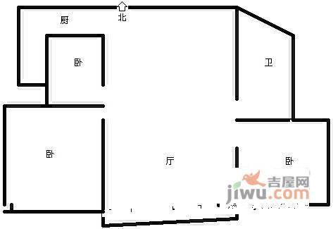 一城龙洲东区3室2厅2卫139㎡户型图