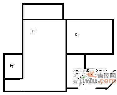 佳禾钰茂香港城2室2厅1卫103㎡户型图