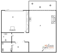 阳光100城市广场2室1厅1卫98㎡户型图