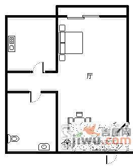 光华风和日丽1室0厅1卫41㎡户型图