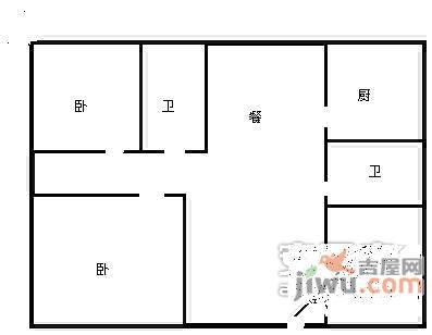 协信云栖谷3室2厅1卫101㎡户型图