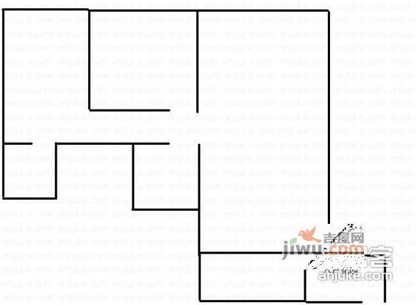 锦天康都2室2厅2卫103㎡户型图