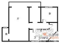 融侨苹果城3室1厅1卫户型图