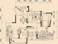 绿地翠谷4室2厅2卫218㎡户型图