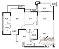 绿地翠谷3室2厅2卫150㎡户型图