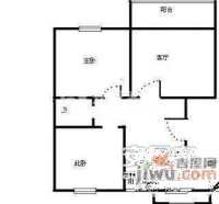 绿地翠谷2室2厅2卫户型图