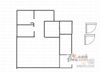 华宇西城丽景北区3室2厅2卫130㎡户型图