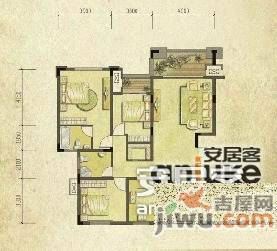 复地上城4室2厅3卫288㎡户型图