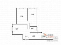 学府雅居2室1厅1卫85㎡户型图