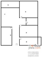 学府雅居2室2厅1卫户型图