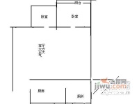 港城花园2室1厅1卫65㎡户型图