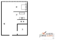 耀文凯旋星座1室0厅1卫51㎡户型图