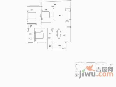 山水绿城3室2厅2卫176㎡户型图