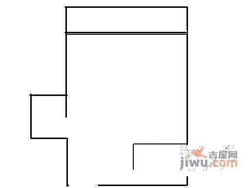 隆鑫花漾四季1室1厅1卫43㎡户型图