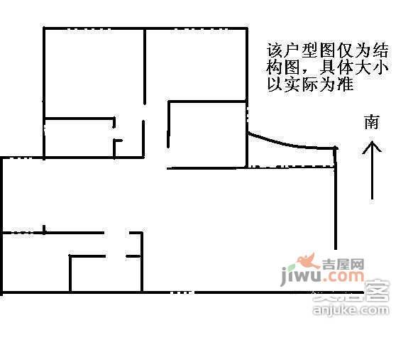 新城丽都3室2厅2卫132㎡户型图