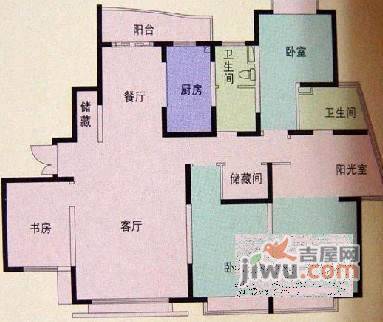 协信天骄城5室2厅2卫190㎡户型图