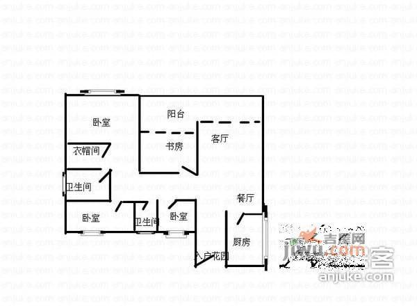 协信天骄城4室2厅2卫150㎡户型图