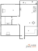 庆业巴蜀城2室2厅2卫74㎡户型图