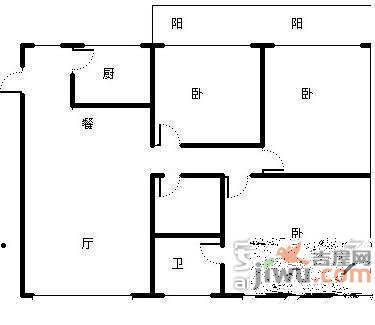 华宇林泉雅舍3室2厅2卫138㎡户型图