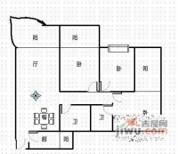 天工琴露园3室3厅2卫154㎡户型图