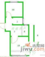 小心桥2室1厅1卫户型图