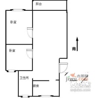 杨柳新村2室2厅1卫户型图