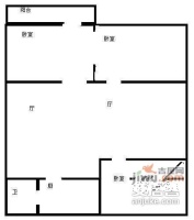 上元路小区2室1厅1卫78㎡户型图