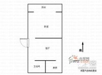 璇子巷小区1室1厅1卫37㎡户型图