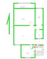 利济巷小区2室1厅1卫户型图