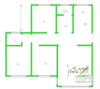 光大新寓3室1厅1卫101㎡户型图