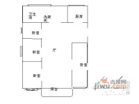 天涯公寓3室2厅1卫户型图