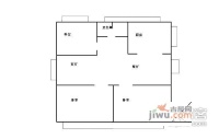 成墟路小区3室2厅1卫113㎡户型图
