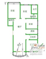 百市西苑2室2厅1卫户型图