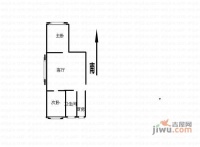 金地苑2室1厅1卫户型图
