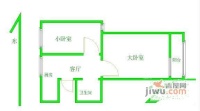 南阴阳营2室1厅1卫户型图