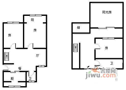 新禧家园3室2厅2卫130㎡户型图