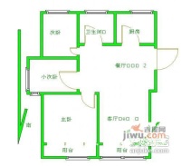 新亭兰苑3室2厅1卫户型图