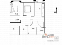 新亭兰苑4室2厅2卫139㎡户型图