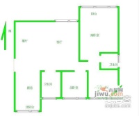创新滨江广场3室2厅1卫户型图